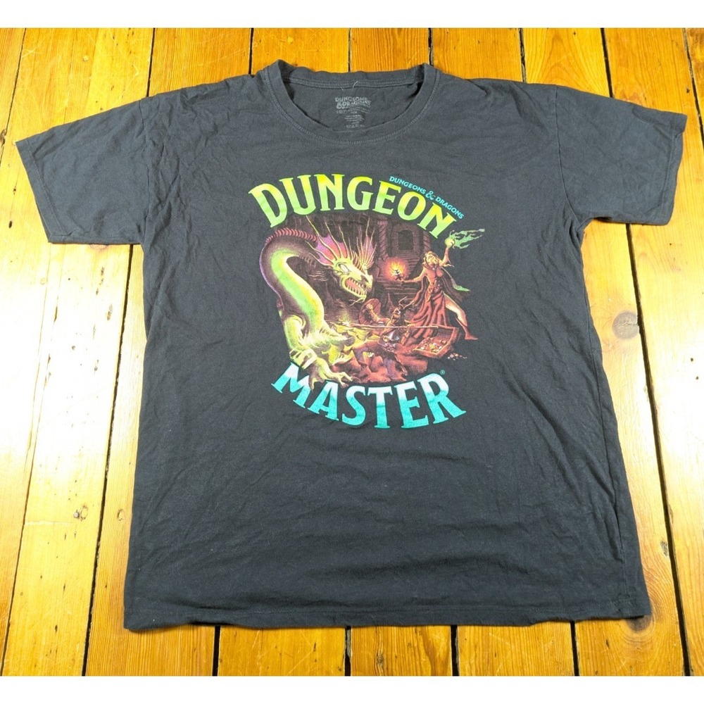 Dungeons &‎ Dragons Dungeon Master Men's Medium T-Shirt Black D & D